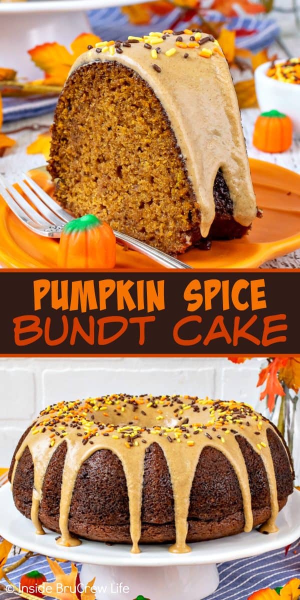 Pumpkin Spice Bundt Cake - Inside BruCrew Life