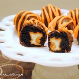 Pumpkin Spice Brownie Bites