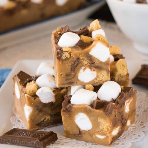 Caramel S’mores Fudge