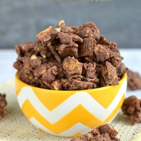Chocolate Toffee Graham Clusters