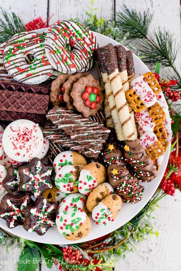 Overhead shot of Decorated Store Bought Cookies