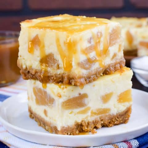 Apple Cheesecake Bars