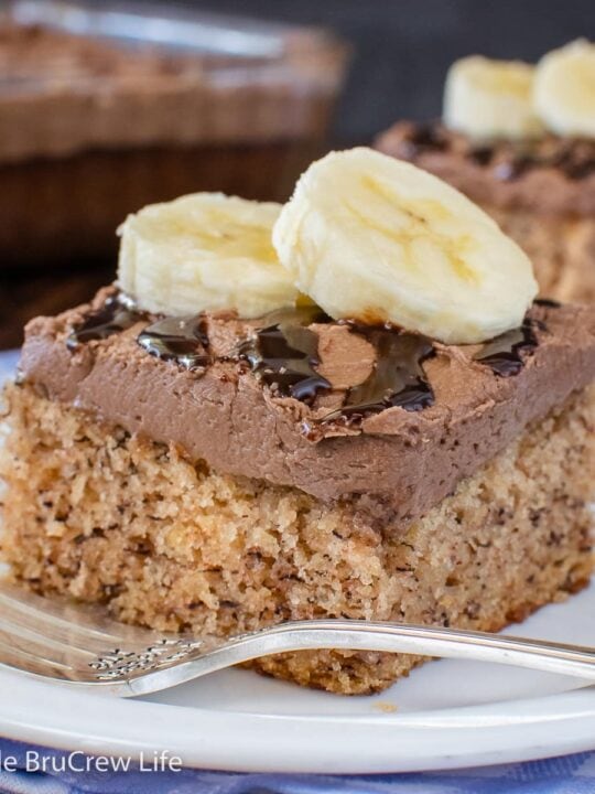 banana cake — the pastry brush