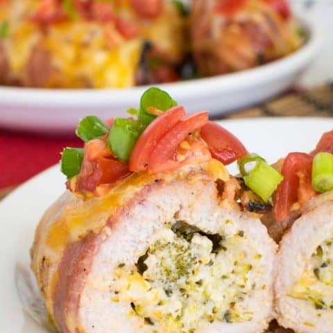 Broccoli Cheese Stuffed Pork Tenderloins Recipe