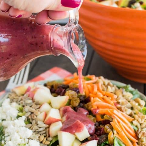 Cranberry Poppyseed Apple Salad