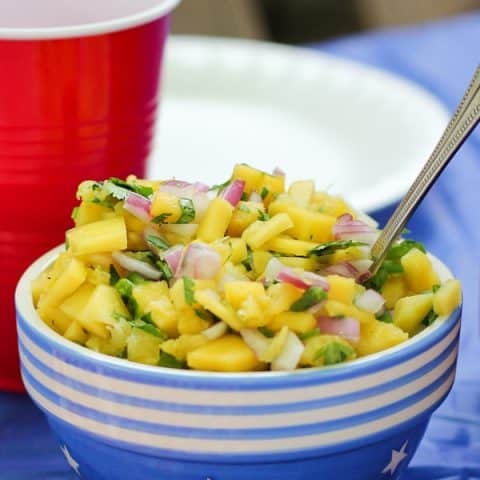 Pineapple Mango Salsa