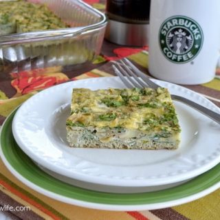 Spinach Artichoke Egg Casserole