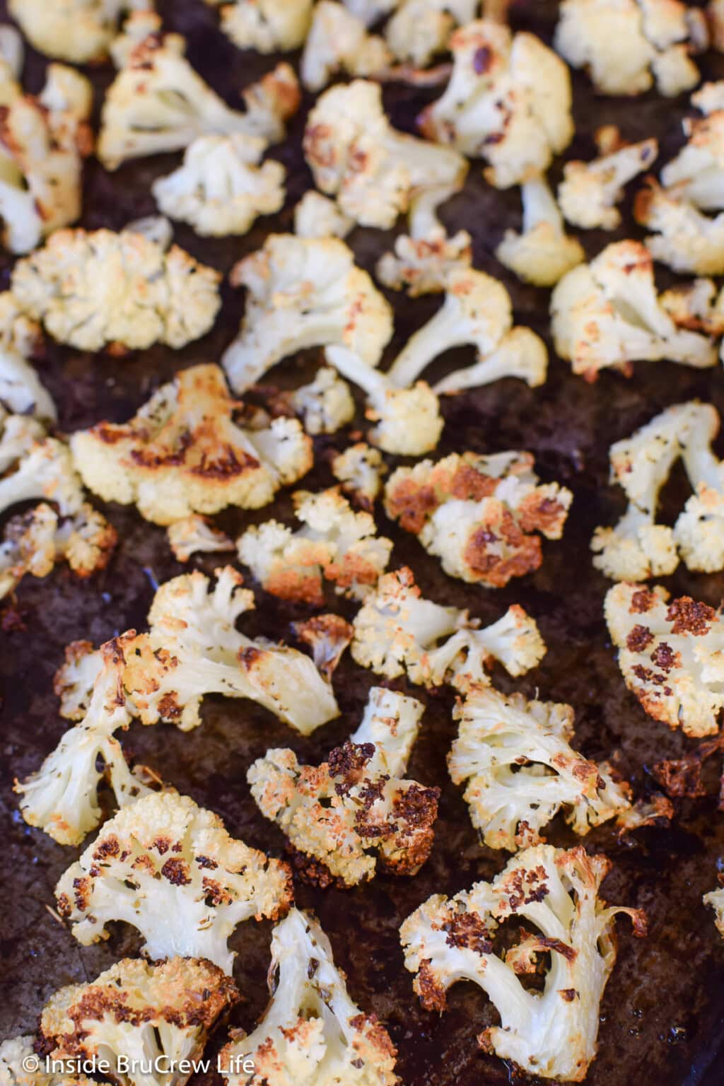 How To Make Oven Roasted Cauliflower - Inside Brucrew Life