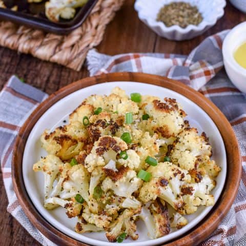 Oven Roasted Cauliflower