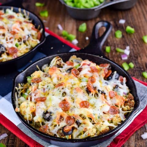 Pizza Cauliflower Nachos