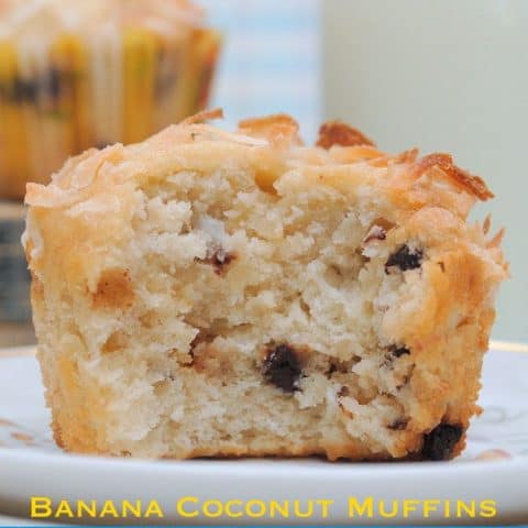 Banana Coconut Muffins