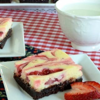 Strawberry Cheesecake Brownies