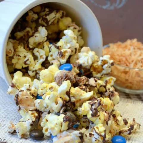 Almond Joy Popcorn Munch