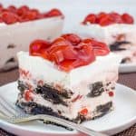 Cherry Oreo Icebox Cake Cherry Oreo Icebox Cake