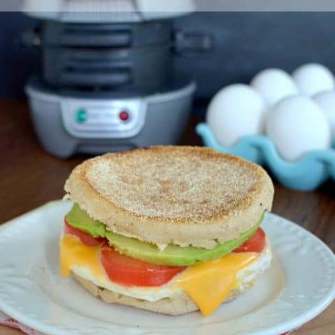 Tomato Avocado Egg Sandwich