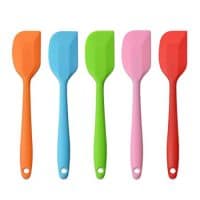 Silicone Spatulas, 8.5" Small Heat Resistant Non-Stick Flexible Rubber Scrapers Bakeware Tool Essential Cooking Gadget (5 Pack)