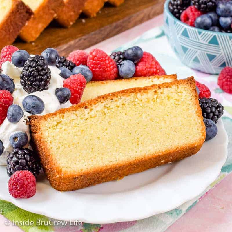 Vanilla Pound Cake Recipe - Inside BruCrew Life