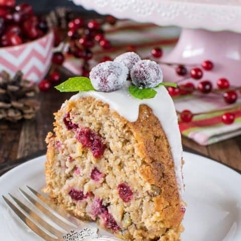 Apple Cranberry Bundt Cake