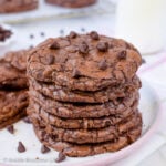 Chewy Chocolate Brownie Cookies
