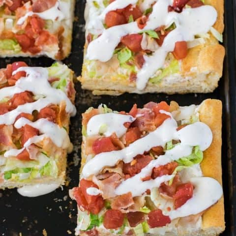 Chicken BLT Ranch Pizza Recipe