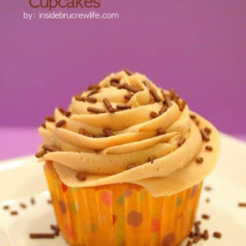 Tagalong Cookie Cupcakes