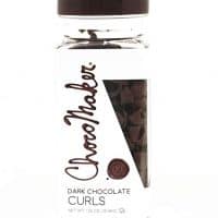 ChocoMaker Inc. Dark Chocolate Curls, 1.25 Ounce