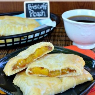 Biscoff Peach Empanadas