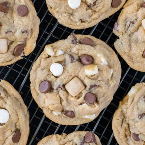 Biscoff S’mores Pudding Cookies