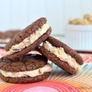 Reese’s White Chocolate Brownie Whoopie Pies