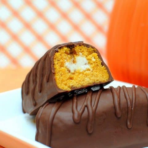 Chocolate Covered Pumpkin Twinkies