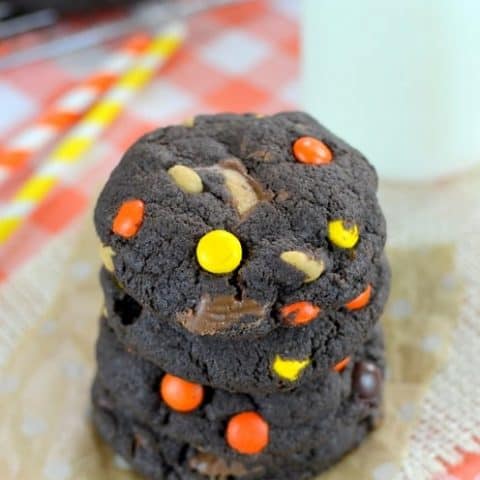 Chocolate Reese’s Cookies