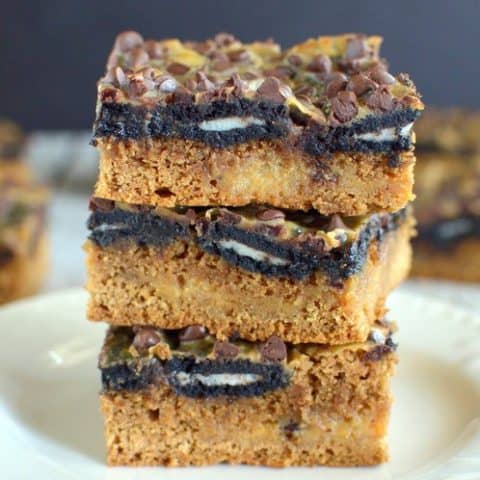 Oreo Pumpkin Gooey Bars