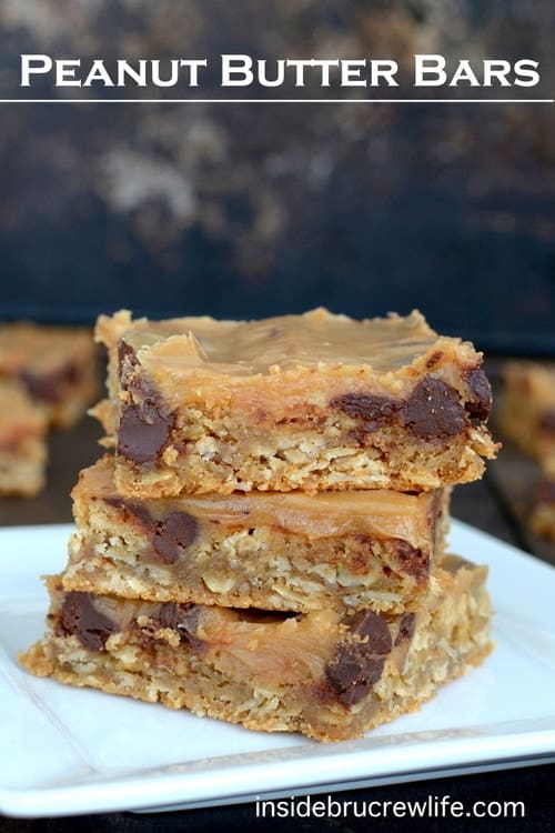 Peanut Butter Bars - Inside Brucrew Life