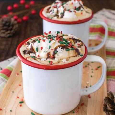 Salted Caramel Coffee Floats