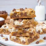 S'mores Swirled Blondies Recipe S'mores Swirled Blondies Recipe