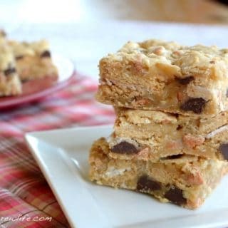 Oreo Butterscotch Coconut Blondies