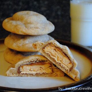 Peanut Butter Snickers Cookies