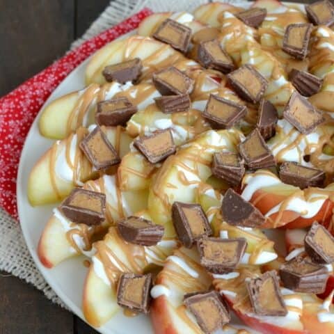 Fluffernutter Apple Nachos