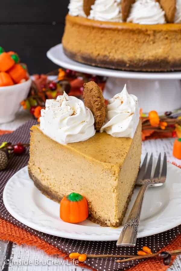 Best Pumpkin Cheesecake - Inside BruCrew Life