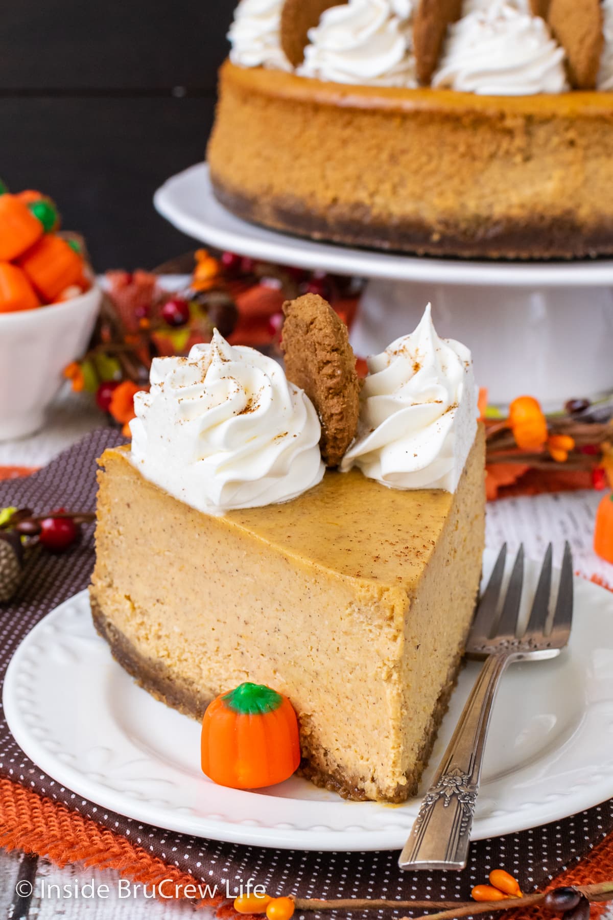 6 Inch Pumpkin Cheesecake Recipe - Homemade In The Kitchen