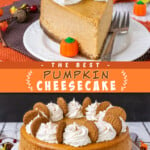 Pumpkin Cheesecake Recipe - Inside BruCrew Life