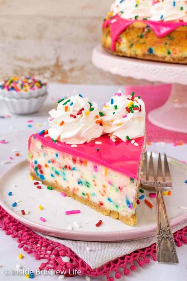 Funfetti Cheesecake - Inside BruCrew Life