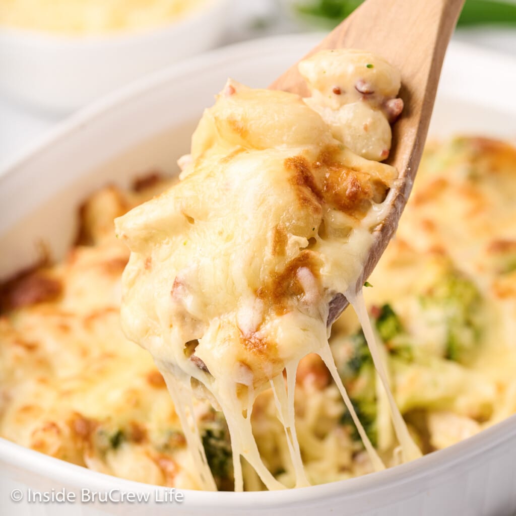 Chicken Alfredo Gnocchi Bake Inside BruCrew Life