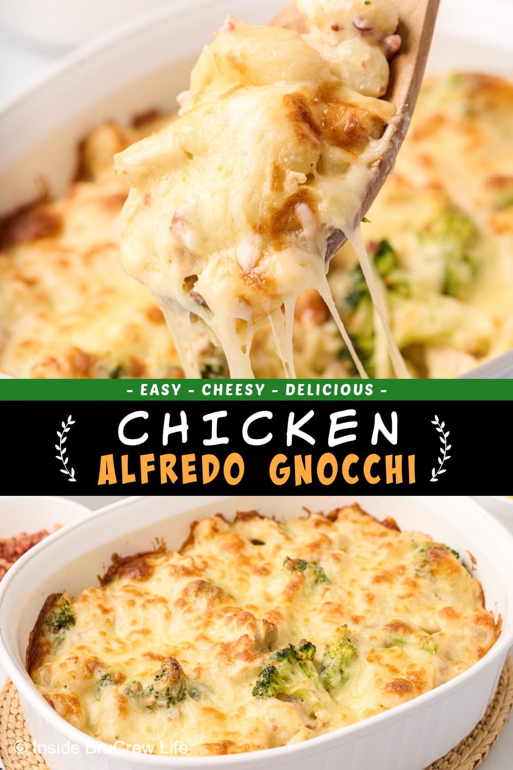 Chicken Alfredo Gnocchi Bake Inside BruCrew Life