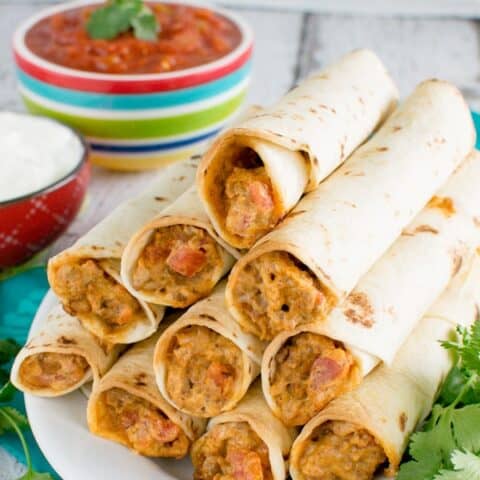 Cheesy Taco Taquitos