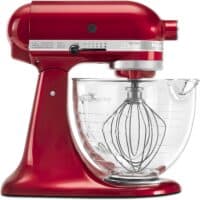 KitchenAid Stand Mixer with Pouring Shield, 5-Quart, Empire Red