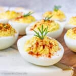 Dill Pickle Deviled Eggs