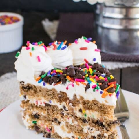 Chocolate Chip Cookie Icebox Cake