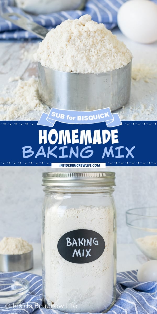 Homemade Baking Mix Recipe {Bisquick Substitute} - Inside BruCrew Life