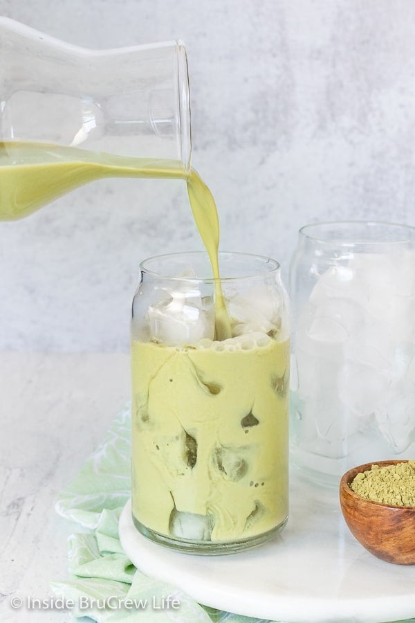 Starbucks Iced Matcha Latte Copycat - Modern Farmhouse Eats